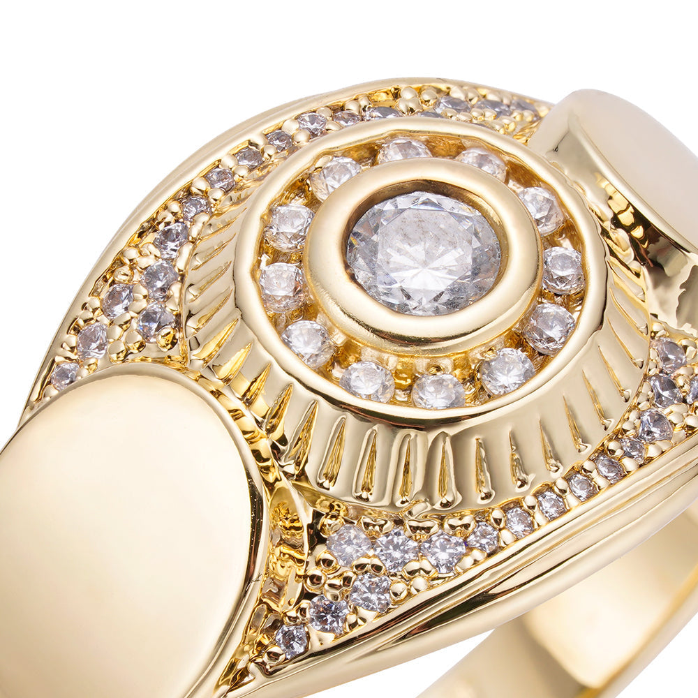 Big Daddy Diamond Nugget Iced Out Ring
