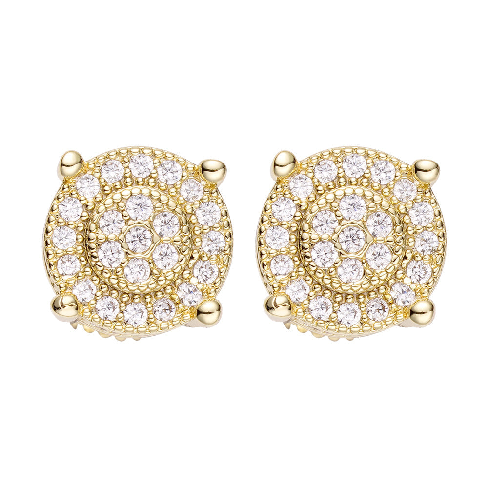 Big Daddy Diamond Stud Iced Out Earring