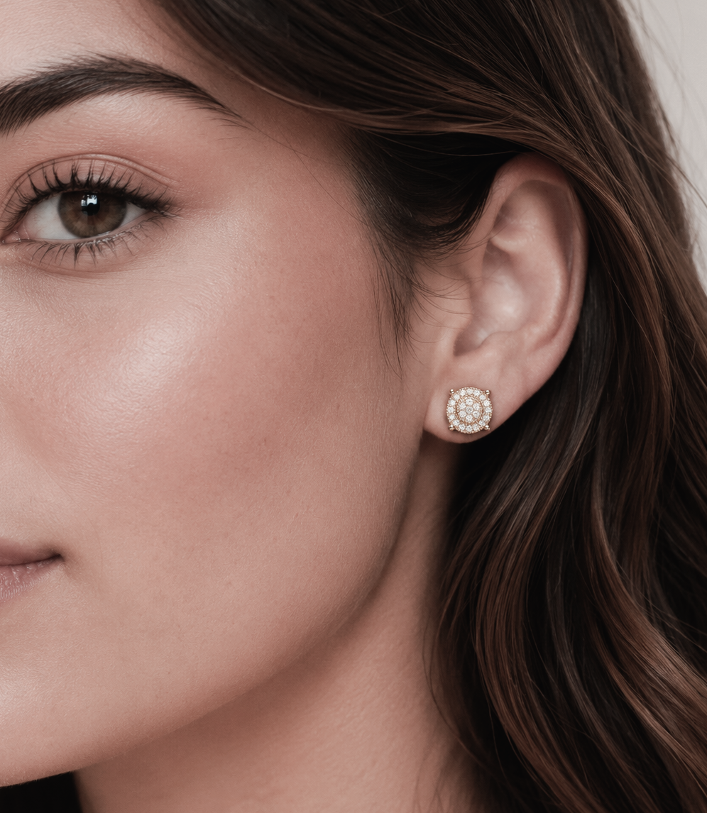 Big Daddy Diamond Stud Iced Out Earring