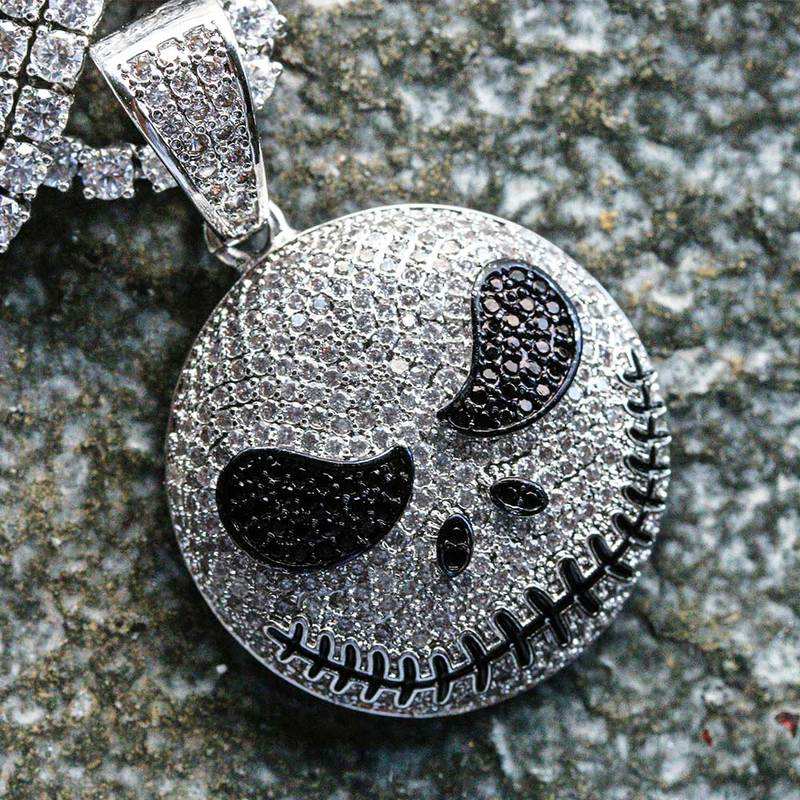 Big Daddy Iced Out Jack Skeleton Pendant - Pendant