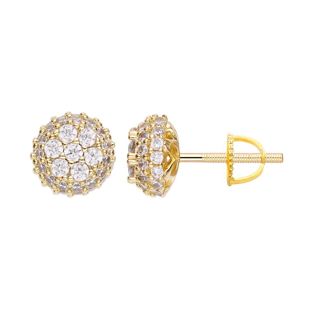 Big Daddy Multi-Cluster Iced Out Diamond Earring