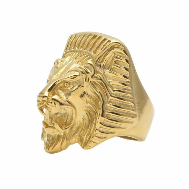 Big Daddy Roaring Majesty Gold Ring - Ring