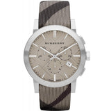 Burberry Men’s Swiss Made Leather Strap Light Brown Dial Men's Watch BU9358 - Watches of Australia