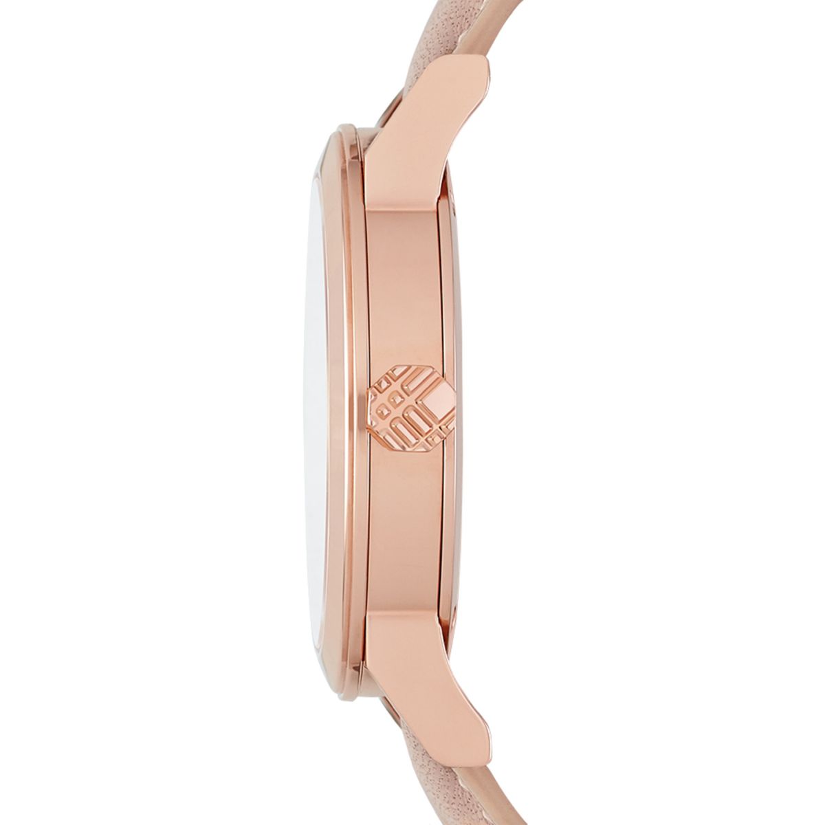 Burberry Womenβs Swiss Made Leather Strap Gold Dial Women's Watch BU9131 - The Watches Men & CO #2