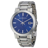 Burberry Blue Check Stamped Dial Stainless Steel Men's Watch BU9031 - Watches of Australia