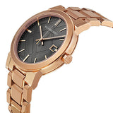 Burberry Brown Check Pattern Dial Rose Gold-plated Unisex Watch BU9005 - Watches of Australia #2