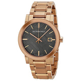 Burberry Brown Check Pattern Dial Rose Gold-plated Unisex Watch BU9005 - Watches of Australia