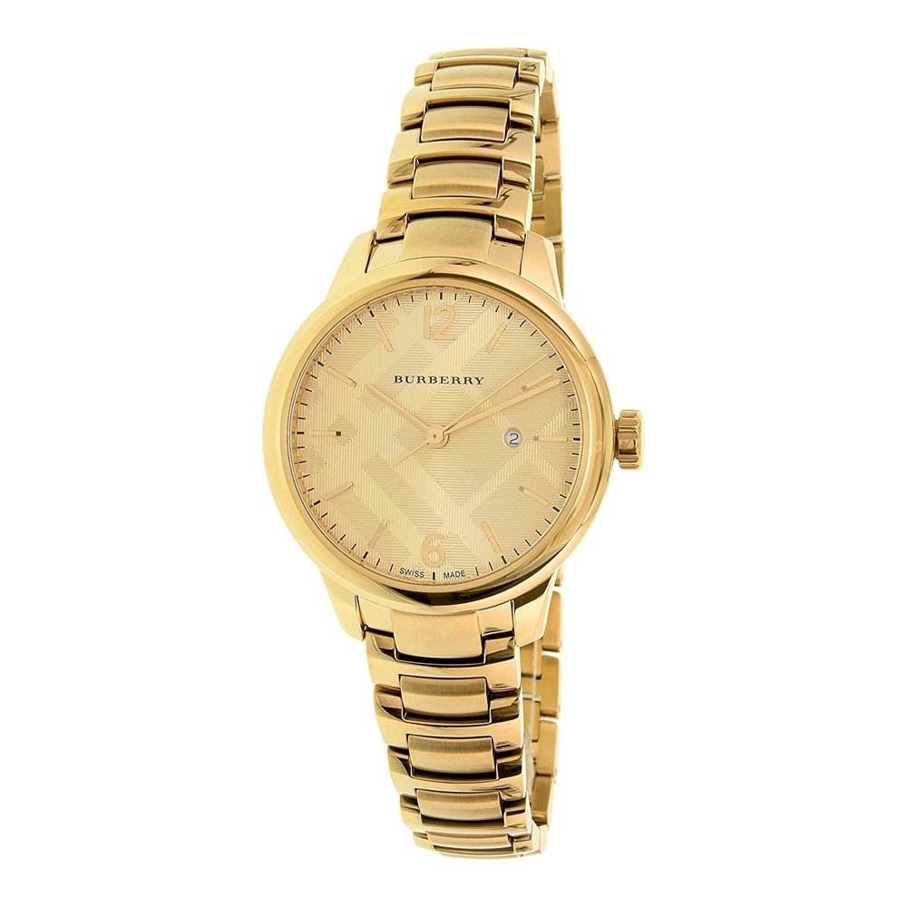 Burberry Gold-Tone Stainless Steel Womenβs Watch BU10109 - Watch