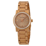 Burberry Rose Dial Diamond-set Bezel Rose Gold-tone Ladies Watch BU9225 - Watches of Australia