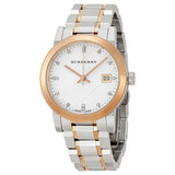 Burberry Silver Dial Two-tone Ladies Watch BU9127 - Watches of Australia