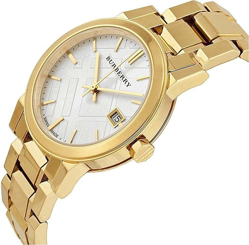 Burberry Womenβs Swiss Made Stainless Steel White Dial Women's Watch BU9203 - The Watches Men & CO #2