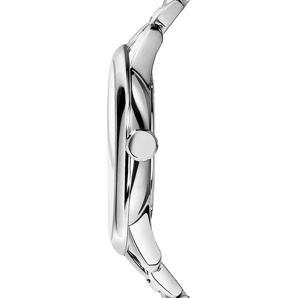 Burberry Men’s Swiss Made Quartz Stainless Steel Silver Dial Men's Watch BU10004 - The Watches Men & CO #2