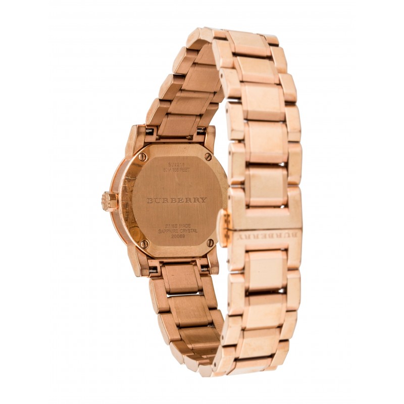 Burberry Womenβs Swiss Made Stainless Steel Rose Gold Dial Women's Watch BU9215 - The Watches Men & CO #3