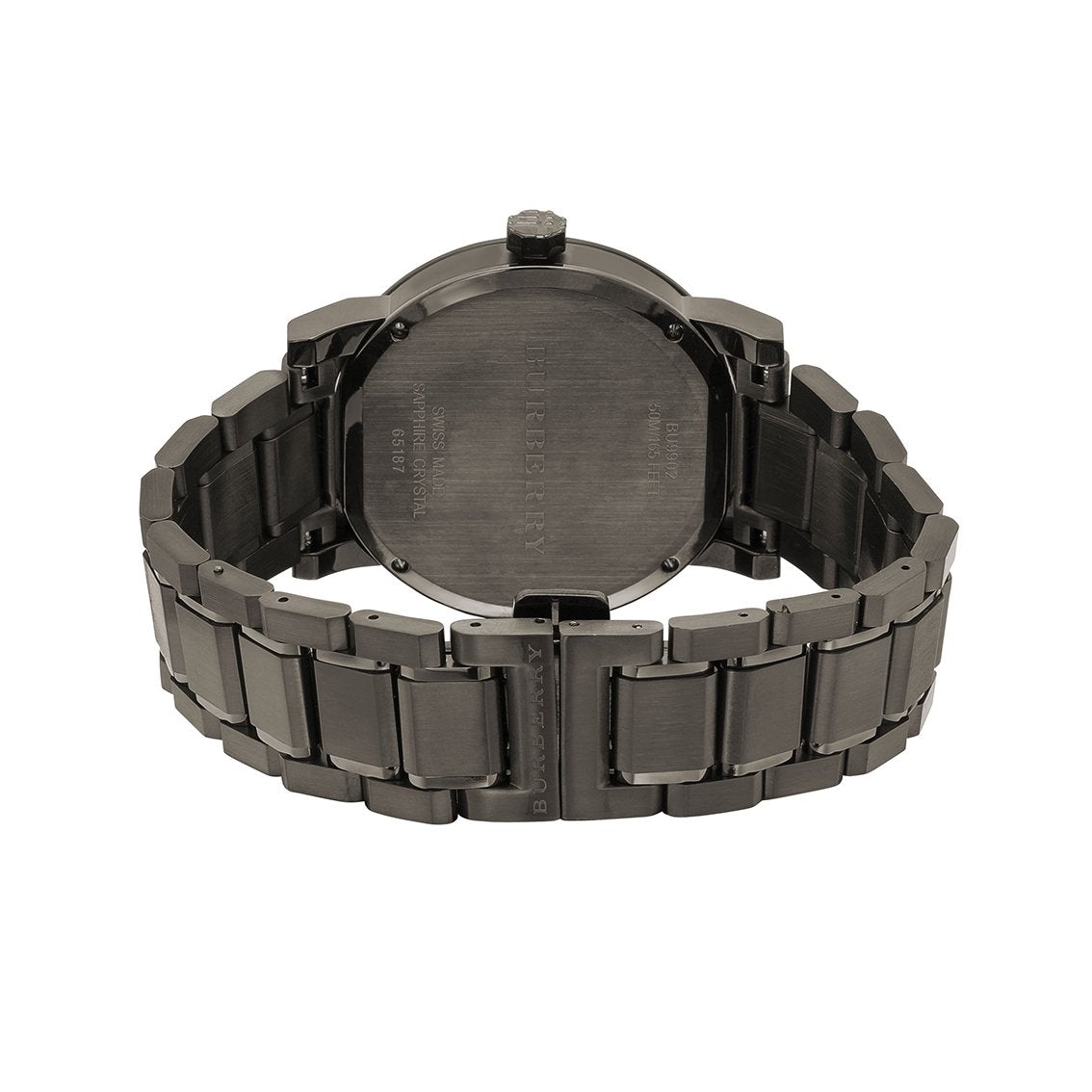 Burberry The City Gunmetal Dial Steel Menβs Watch BU9902 - Watch