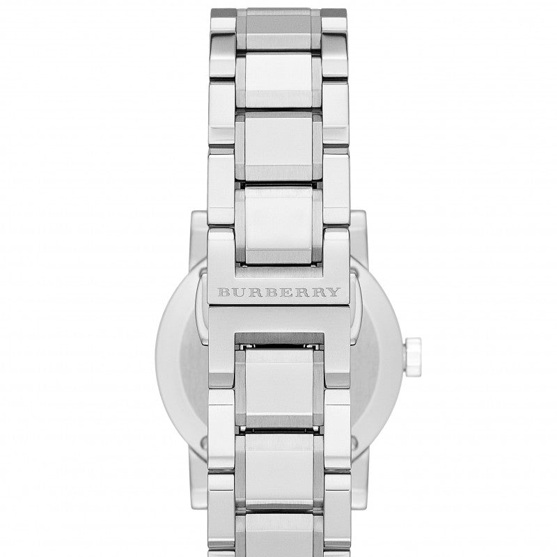 Burberry Womenβs Swiss Made Stainless Steel Silver Dial Women's Watch BU9213 - The Watches Men & CO #3