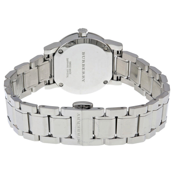 Burberry Womenβs Swiss Made Stainless Steel Silver Dial Women's Watch BU9100 - The Watches Men & CO #3