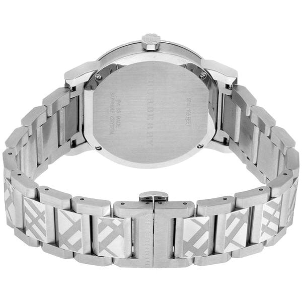 Burberry The City Silver Swiss Stainless Steel Men's Watch BU9037