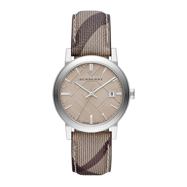 Burberry Women's Quartz Beige Leather Strap Women's Watch BU9118 - The Watches Men & CO
