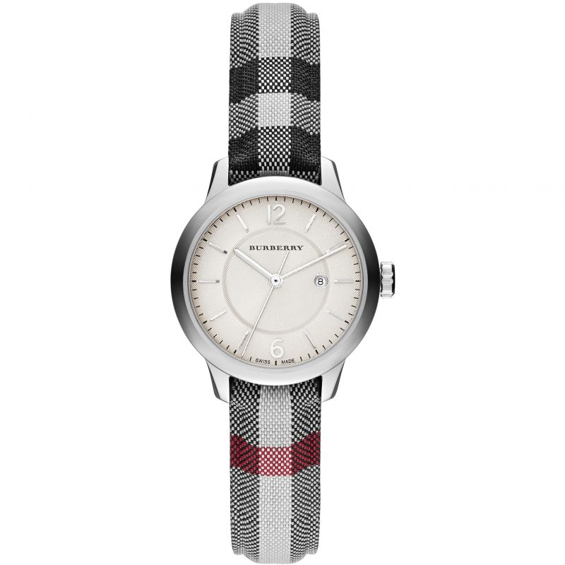 Burberry Ladies Watch The Classic Horseferry Silver Women's Watch BU10103 - The Watches Men & CO