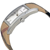 Burberry The Pioneer Silver Check-stamped Dial Haymarket Check Ladies Watch BU9406 - Watches of Australia #2