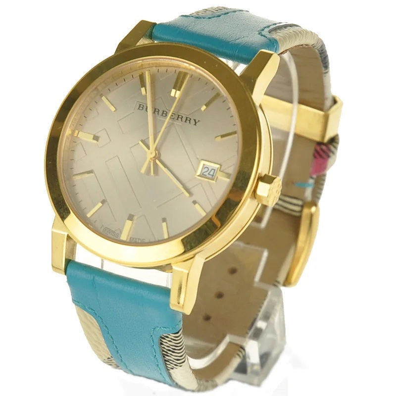 Burberry Women's Leather Casual Women Analog Women's Watch BU9018 - The Watches Men & CO