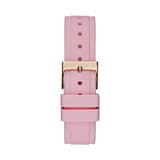 Guess Solstice Rose Gold Silicone Women's Watch GW0113L4