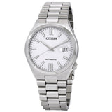 Citizen Tsuyosa Automatic 40mm White Dial Stainless Steel Men’s Watch – NJ0150-81A