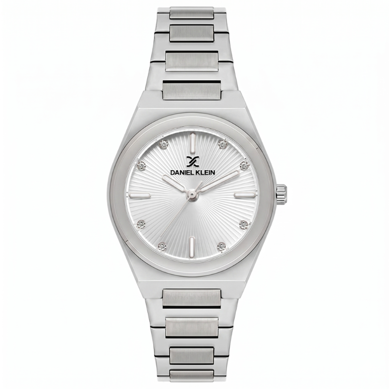 Daniel Klein Premium Three Hand Silver Watch - DK.1.13900-1