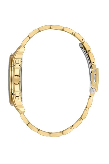 Daniel Klein Steely Date Window Gold Watch - DK.1.13864-2