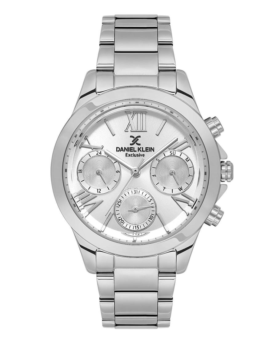 Daniel Klein Exclusive Multifunction Silver Watch - DK.1.13791-1