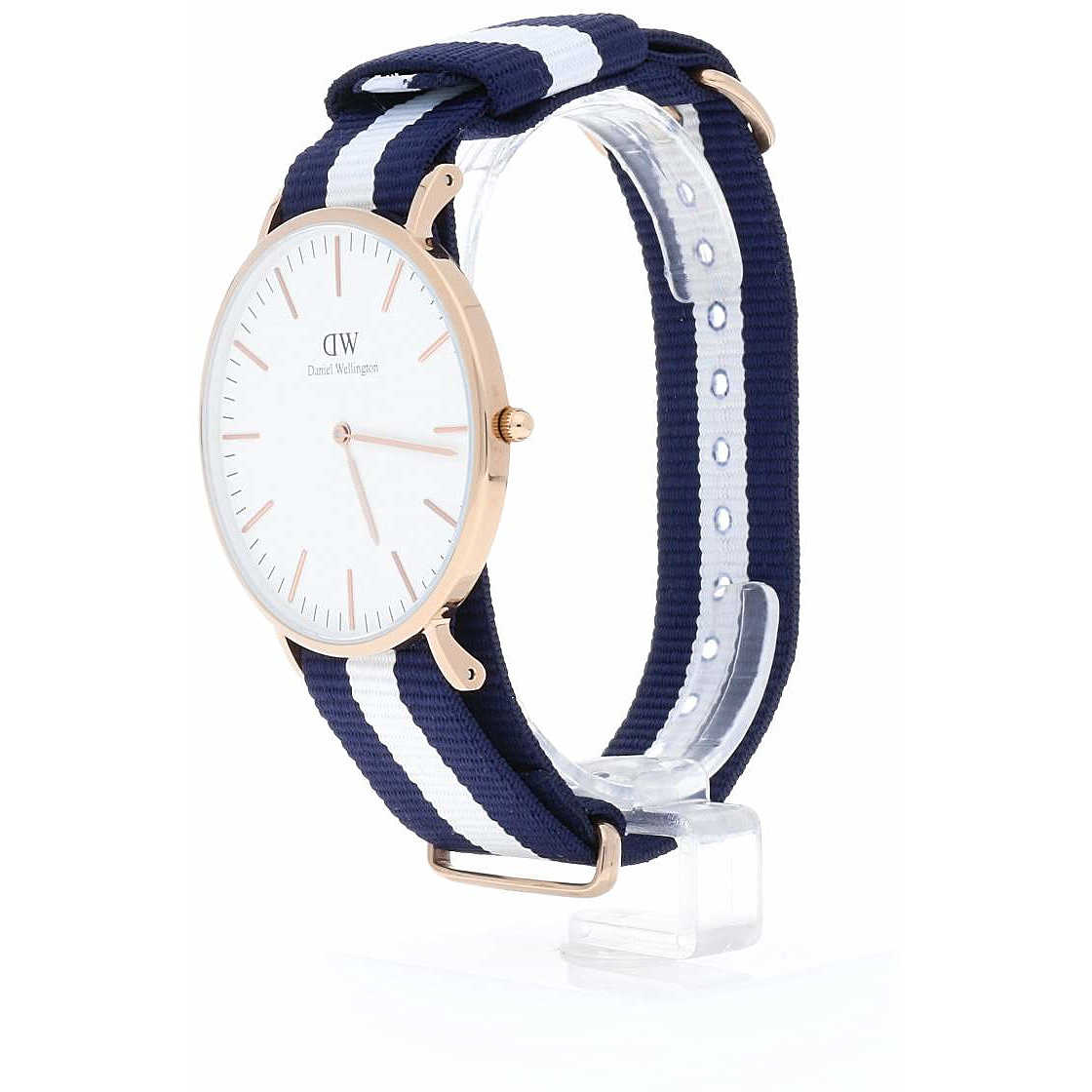 Daniel Wellington Glasgow 40mm White Dial Men's Rose Gold Watch - DW00100004