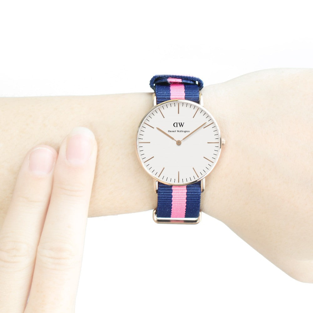 Daniel Wellington Winchester 36mm White Dial Women's Gold Watch - DW00100033
