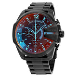 Diesel Mega Chief Black Ion-plated Stainless Steel Men's Watch #DZ4318 - Watches of Australia