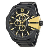 Diesel Mega Chief Chronograph Black Dial Men's Watch #DZ4338 - Watches of Australia