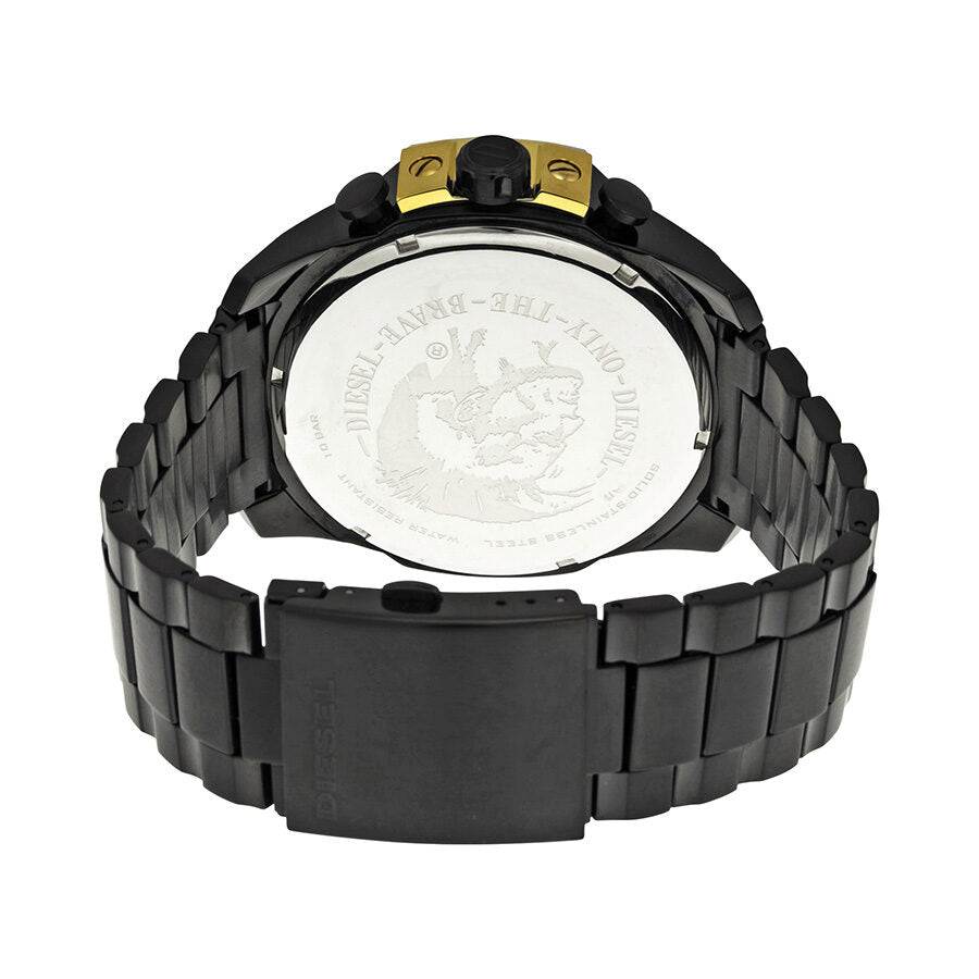 Diesel Mega Chief Chronograph Black Dial Men's Watch #DZ4338 - The Watches Men & CO #3