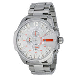 Diesel Mega Chief Chronograph White Dial Men's Watch #DZ4328 - Watches of Australia