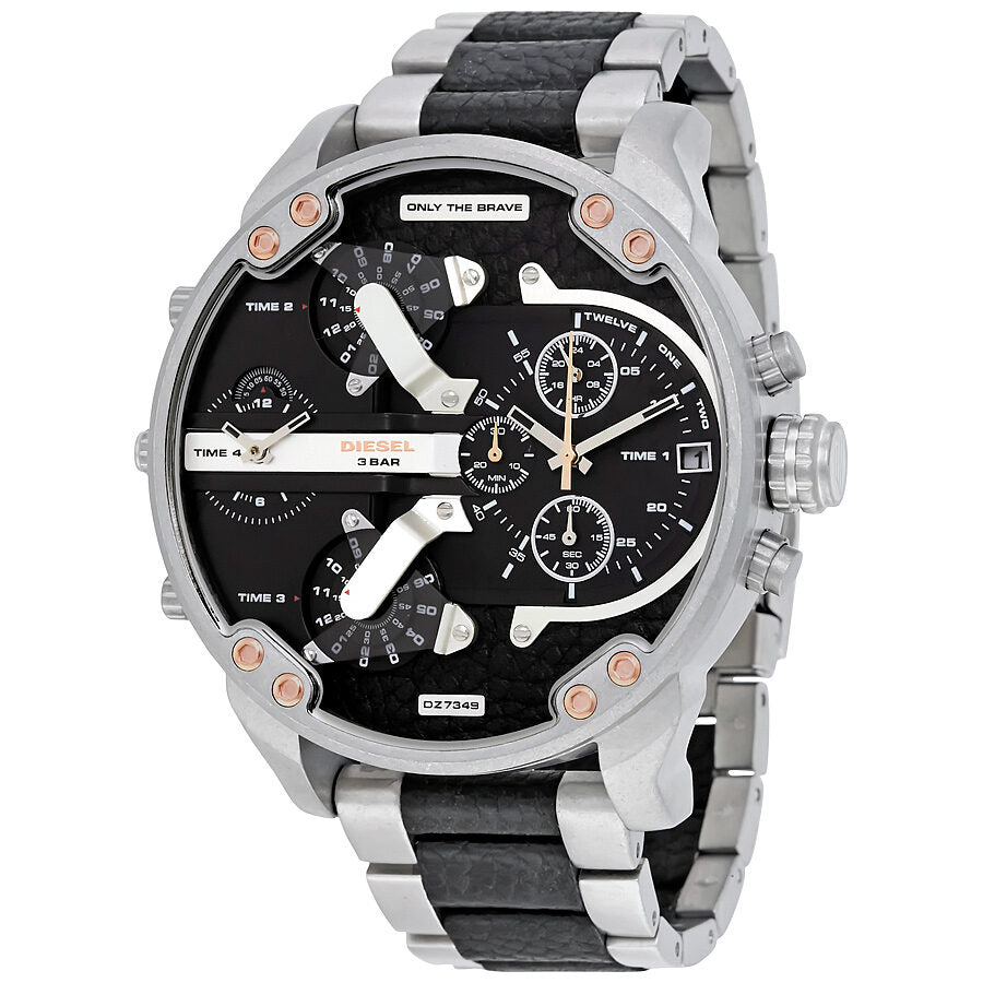 Diesel Mr. Daddy 2.0 Black Dial Men's Watch DZ7349