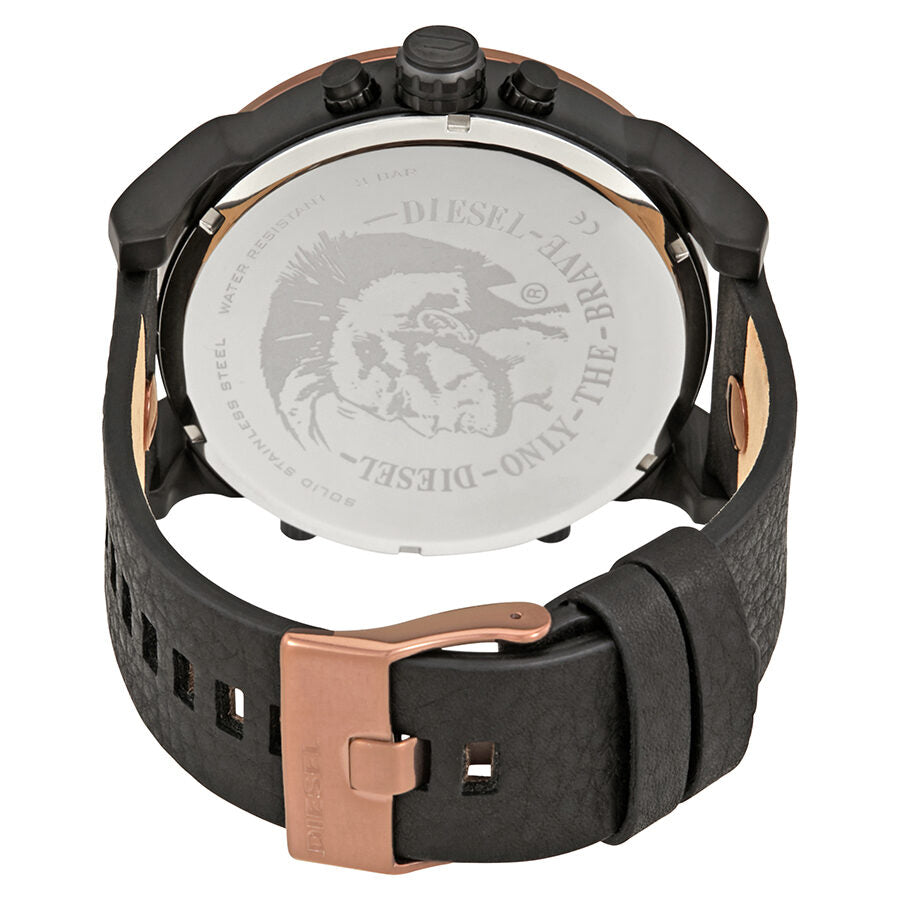 Diesel Mr. Daddy 2.0 Chronograph Black Dial Bronze Men's Watch DZ7400