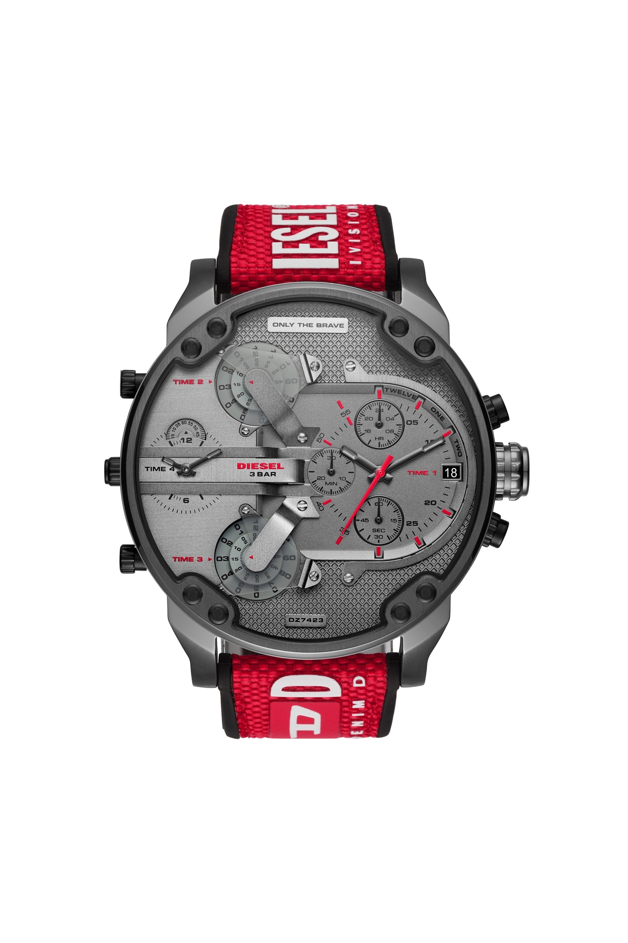 Diesel Mr. Daddy 2.0 DZ7423 Red Strap