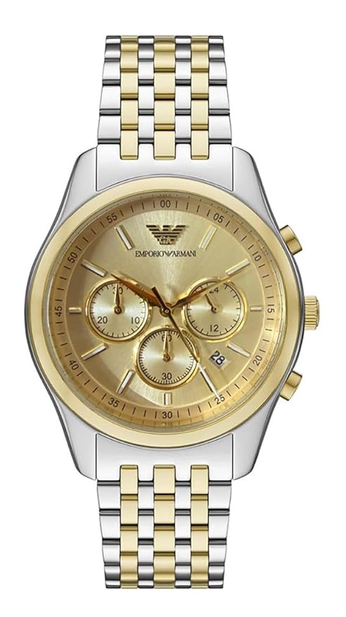 Emporio Armani Two-Hand Two-Tone Men's Watch - AR11603