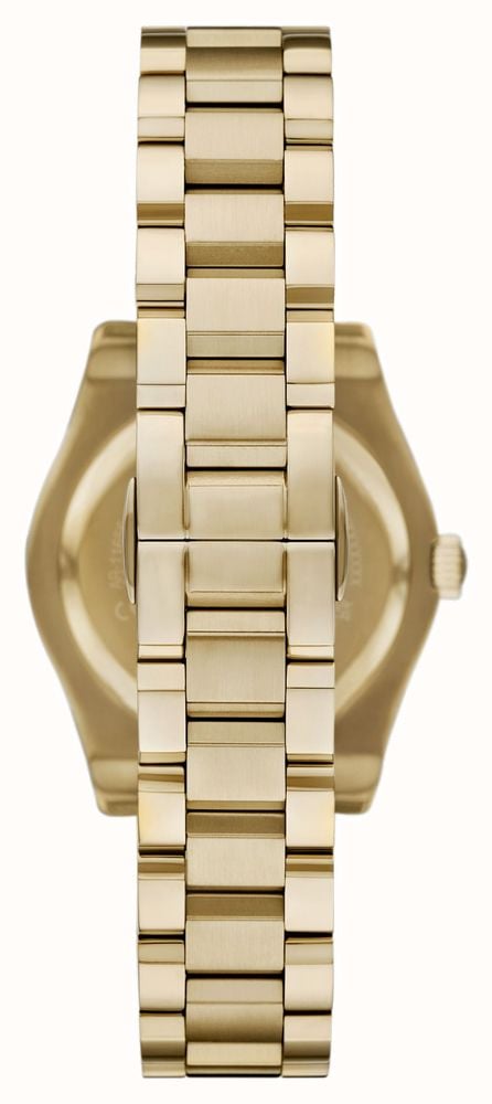 Emporio Armani Three-Hand Date Gold-Tone Stainless Steel Watch AR11657