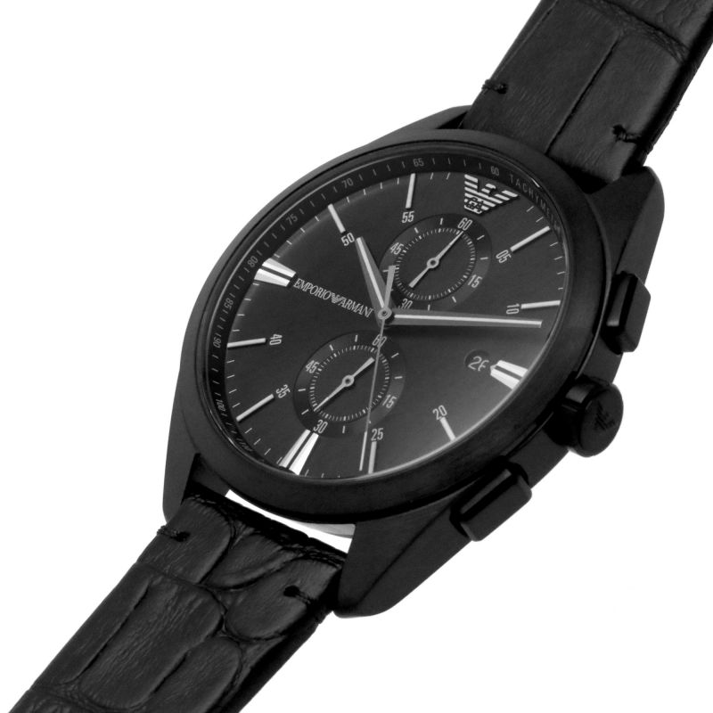 Emporio Armani Chronograph Quartz Black Dial Men’s Watch AR11483 - Watch