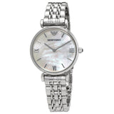 Emporio Armani Classic Mother of Pearl Dial Ladies Watch #AR1682 - Watches of Australia