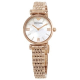 Emporio Armani Gianni T-Bar Quartz Crystal Ladies Watch #AR11316 - Watches of Australia