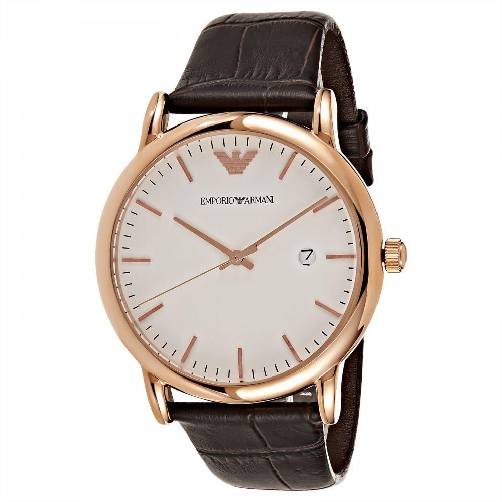 Emporio Armani Luigi White Dial Men's Watch AR2502 - The Watches Men & CO