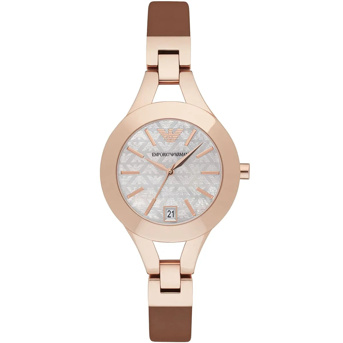 Emporio Armani Rose Gold Ladies Watch - AR7430