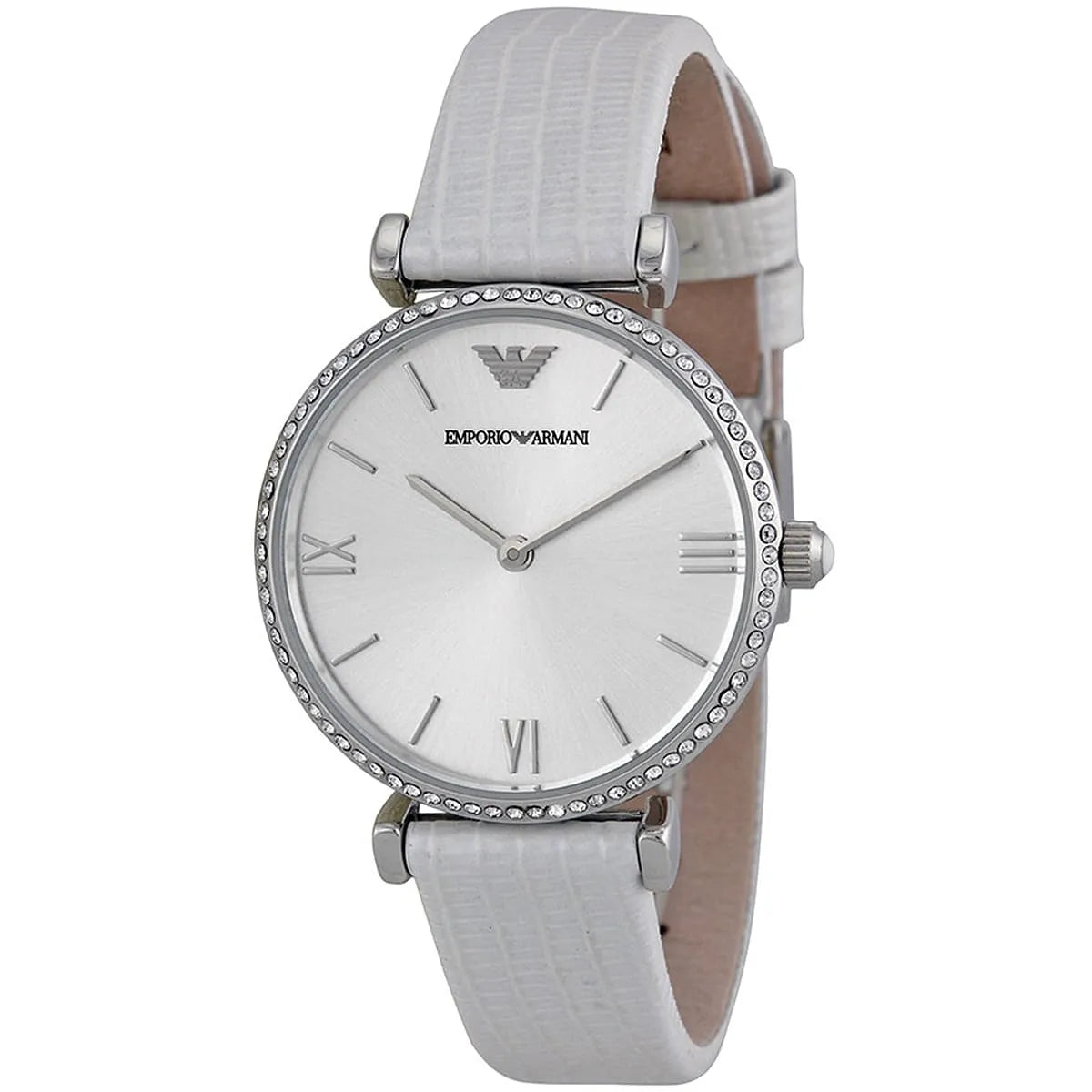 Emporio Armani Gianni T-Bar Silver Women's Watch - AR1680