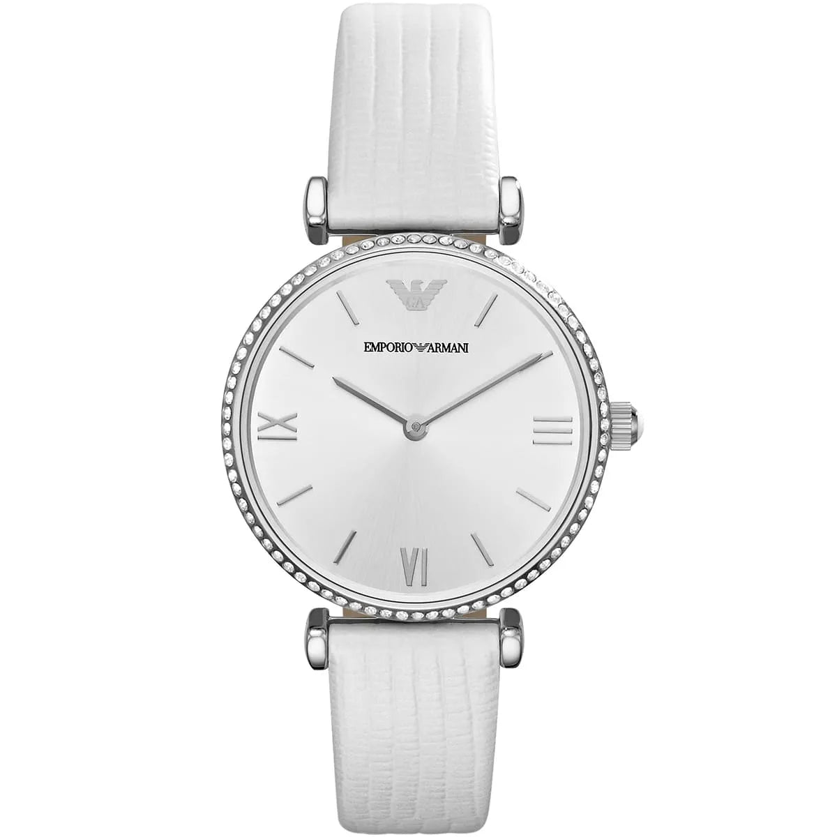Emporio Armani Gianni T-Bar Silver Women's Watch - AR1680