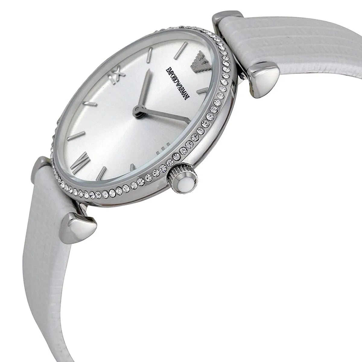 Emporio Armani Gianni T-Bar Silver Women's Watch - AR1680