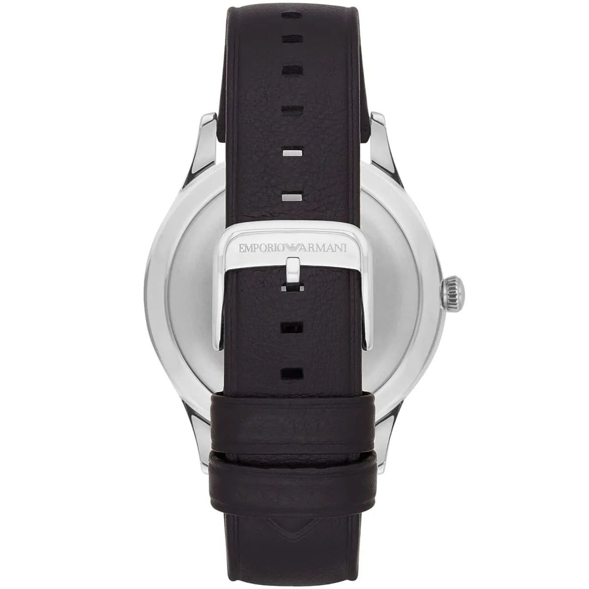 Emporio Armani Lambda Black Genuine Leather Men's Watch - AR11020